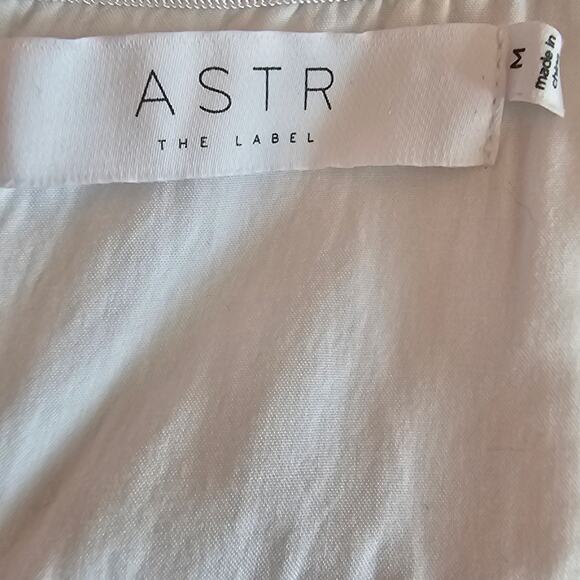 ASTR the Label Serenity Square Neck Mini Dress White Size M - Picture 4 of 6